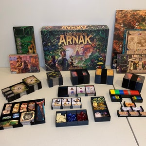 Arnak Organizer - Including Missing Expedition/Expedition Leaders expansions - 3D STL files for Lost Ruins of Arnak & Expansions