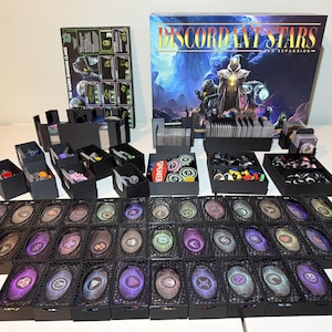 Discordant Stars Organizer - 3D Printed Insert (fan expansion not included)