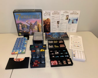 7 Wonders Organizer (2020 2nd Edition) - 3D Printed Insert