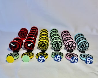TI4 - Wormhole Markers (3D Printed)