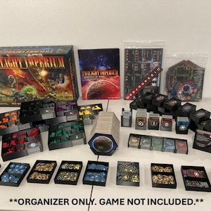 Organizador de Twilight Imperium 4 (Expansión Profecía de los Reyes) - Organizador impreso en 3D