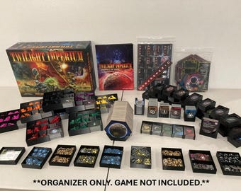 Twilight Imperium 4 Organizer (Prophecy of Kings Expansion) - 3d Printed Organizer
