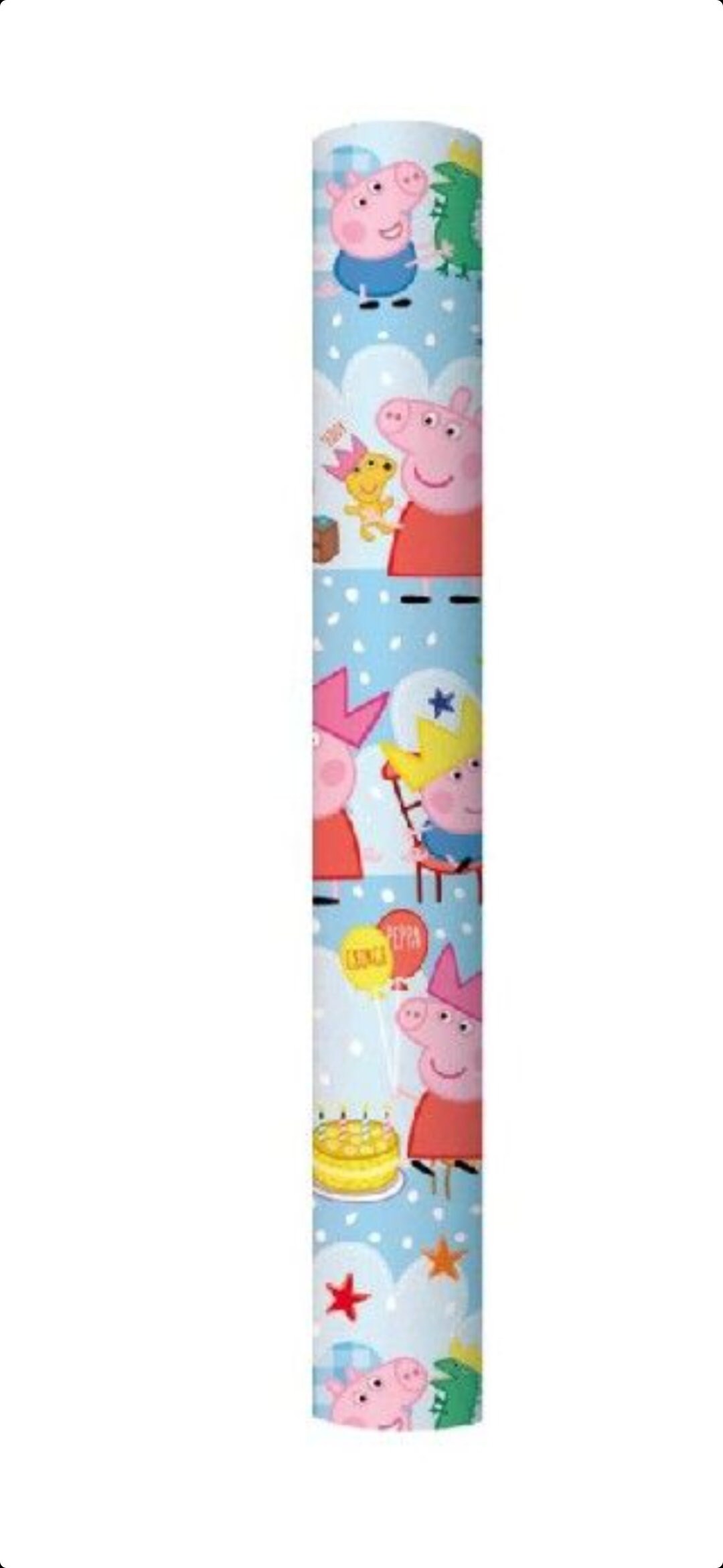12m 6x2m Peppa Pig Wrapping Paper Roll Etsy