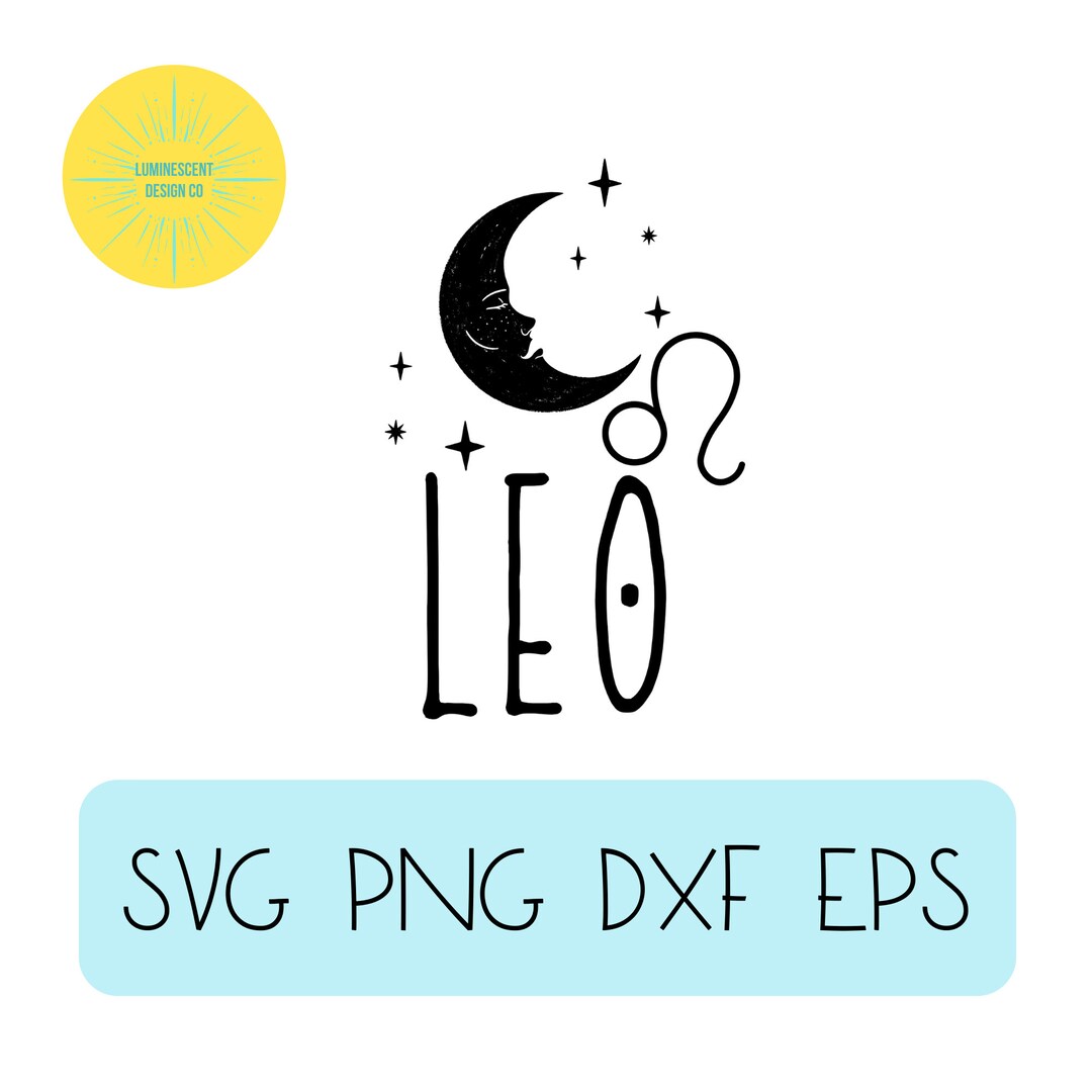 Leo SVG Astrology PNG Leo Cut File Leo Zodiac SVG Leo - Etsy New Zealand