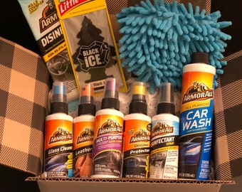10 piece Car Care Kit- 5 Star Rated!!! Car Wash gift, Birthday, New Driver gift, graduation, anniversary, gift for Hubby or Bae, New Car kit