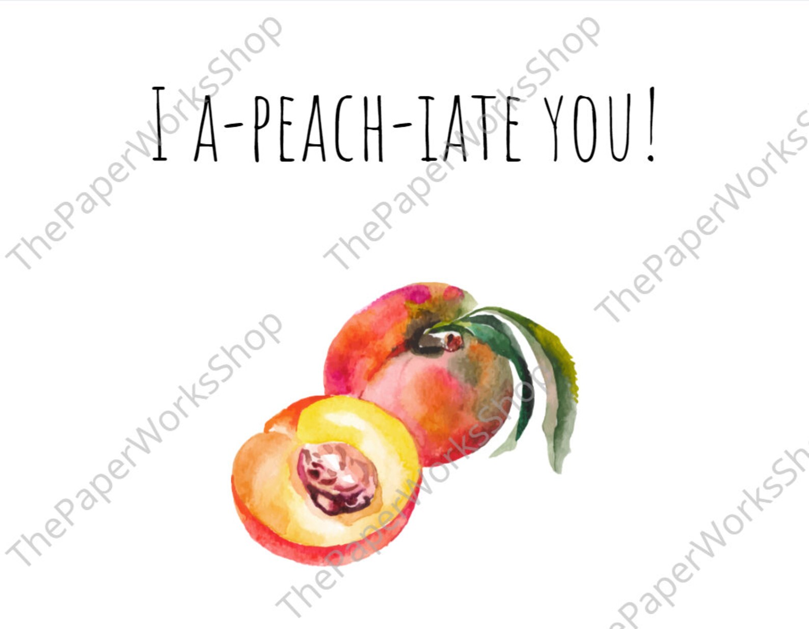 Printable Fruit Pun Thank You Cards Etsy
