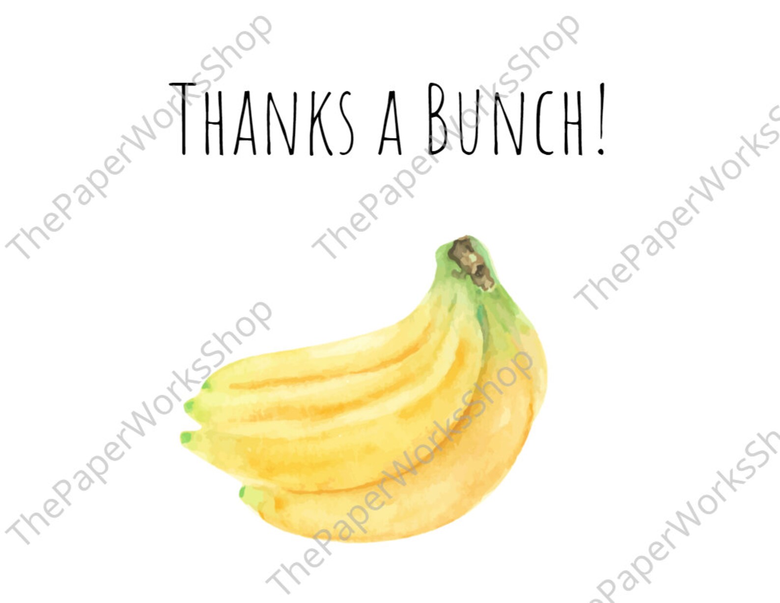 Printable Fruit Pun Thank You Cards Etsy