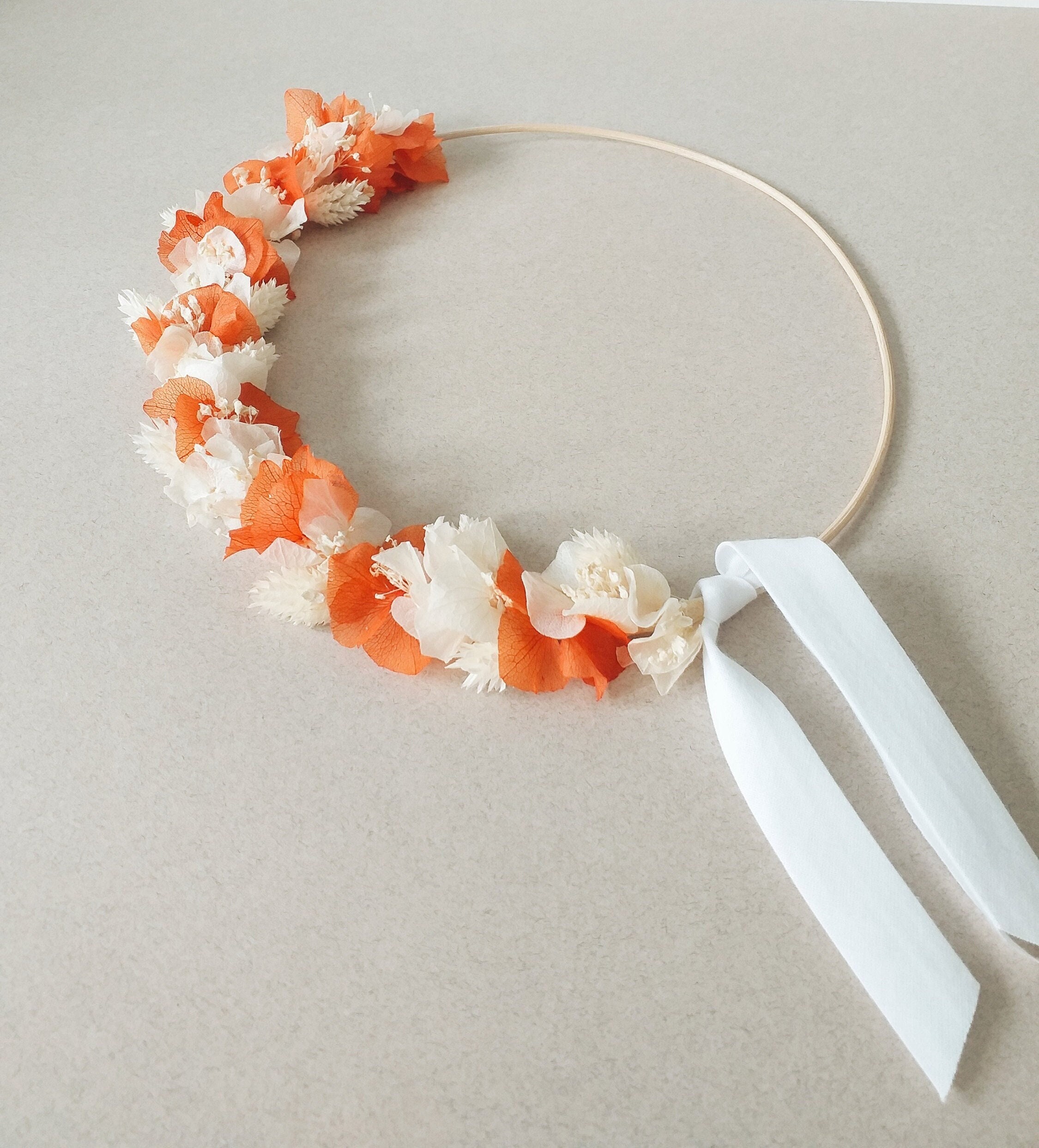 Couronne de Fleurs Séchées