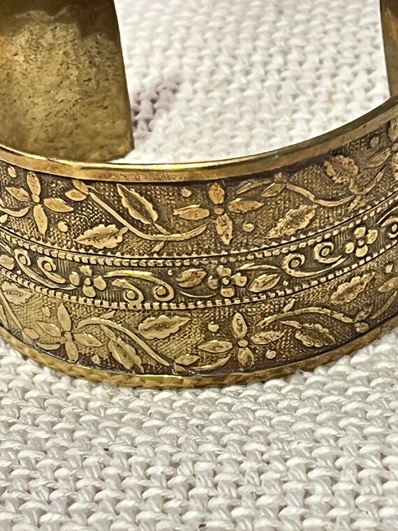 Brass cuff bracelet paparazzi sale