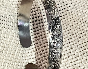 Women's cuff Bracelet - 925 sterling silver cuff