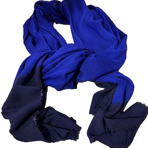 Moroccan Blue Scarf - Tuareg Blue Scarf - Tuareg Scarf- Tuareg Turban