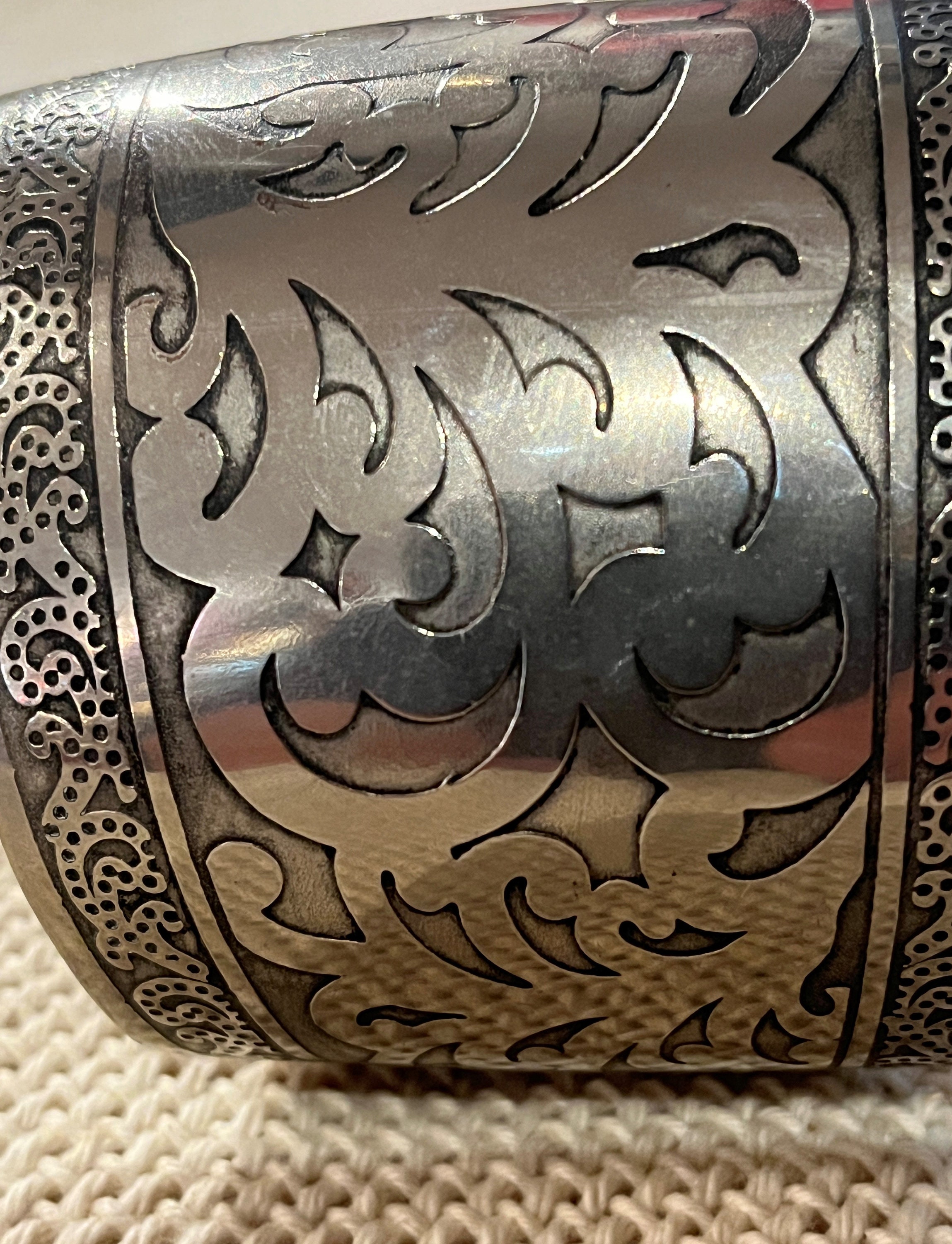 Bracelet Manchette En Argent Berbère Ajustable - Neuf Avec étiquettes