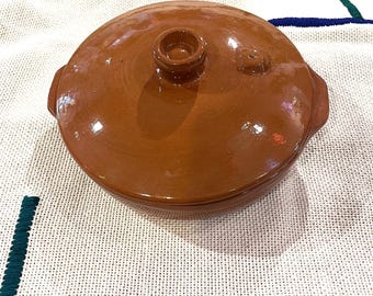 Glazed Terra Cotta Moroccan Tagine Pot (9 x 4)
