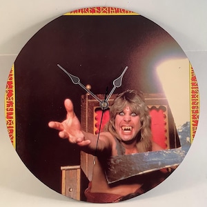 Ozzy Osbourne  33 1/3 Album Cover Clock