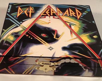 Def Leppard Album Cover Box