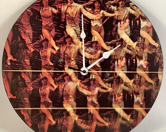 A Chorus Line 33 1/3 Album Cover Clock