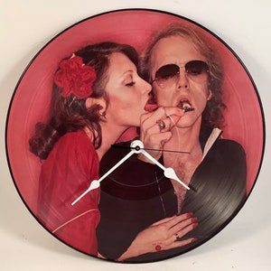 Bob Welch picture disc record clock
