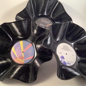 Judas Priest, Black Sabbath,Ozzy Osbourne record bowl set