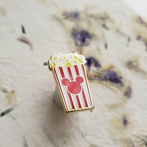 Pin z popcornem Main Street | Pin z jedzeniem | Pin z twardej emalii | Pin na klapę