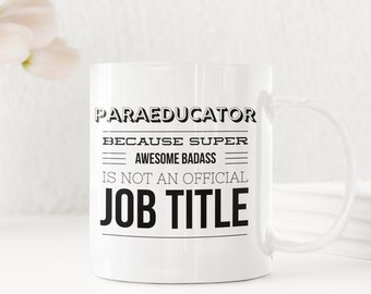 Paraeducator Tasse 11 Oz Premium Qualität Paraprofessionelles Geschenk