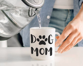 Taza de café Dog Mom 11oz Premium Quality Novelty Mothers Day Gift Ideas for Women