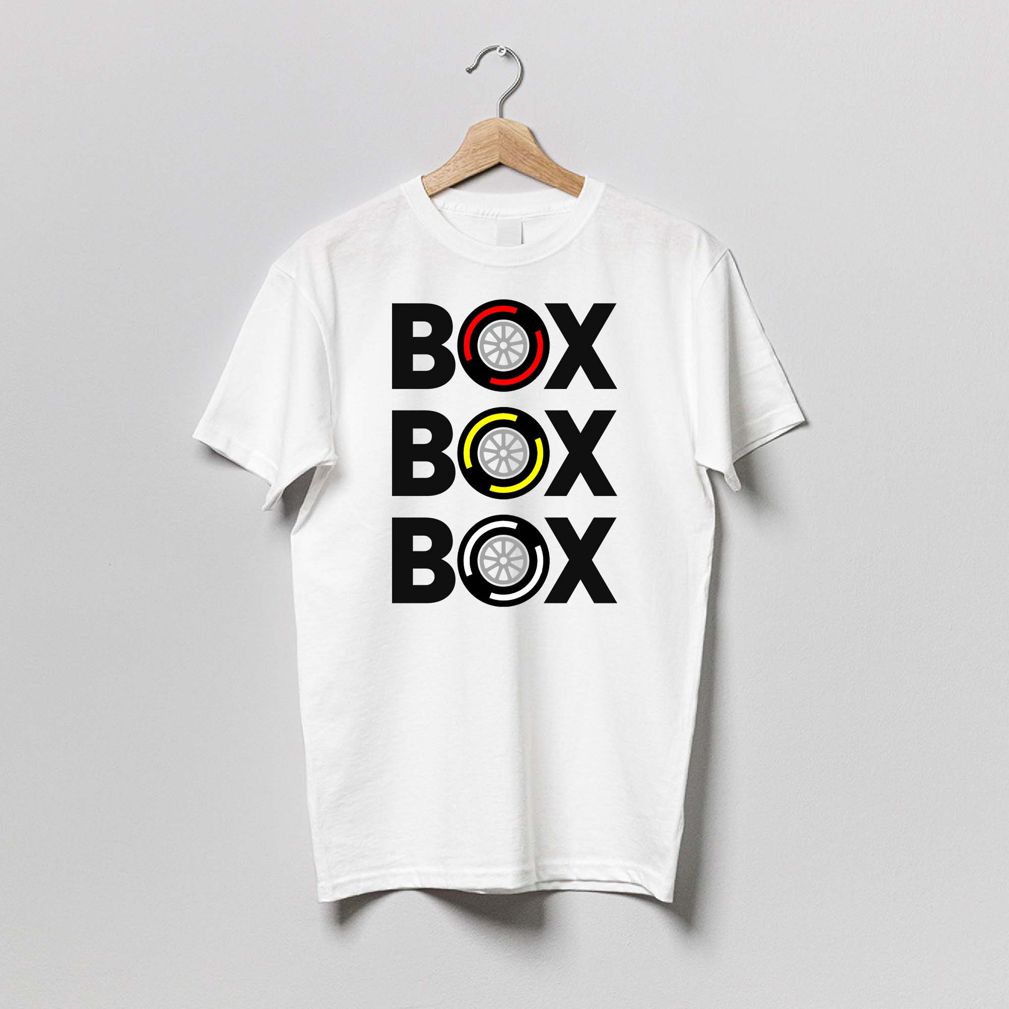 Discover Box Box Box Racing Gift Race Car Driver T-Shirt