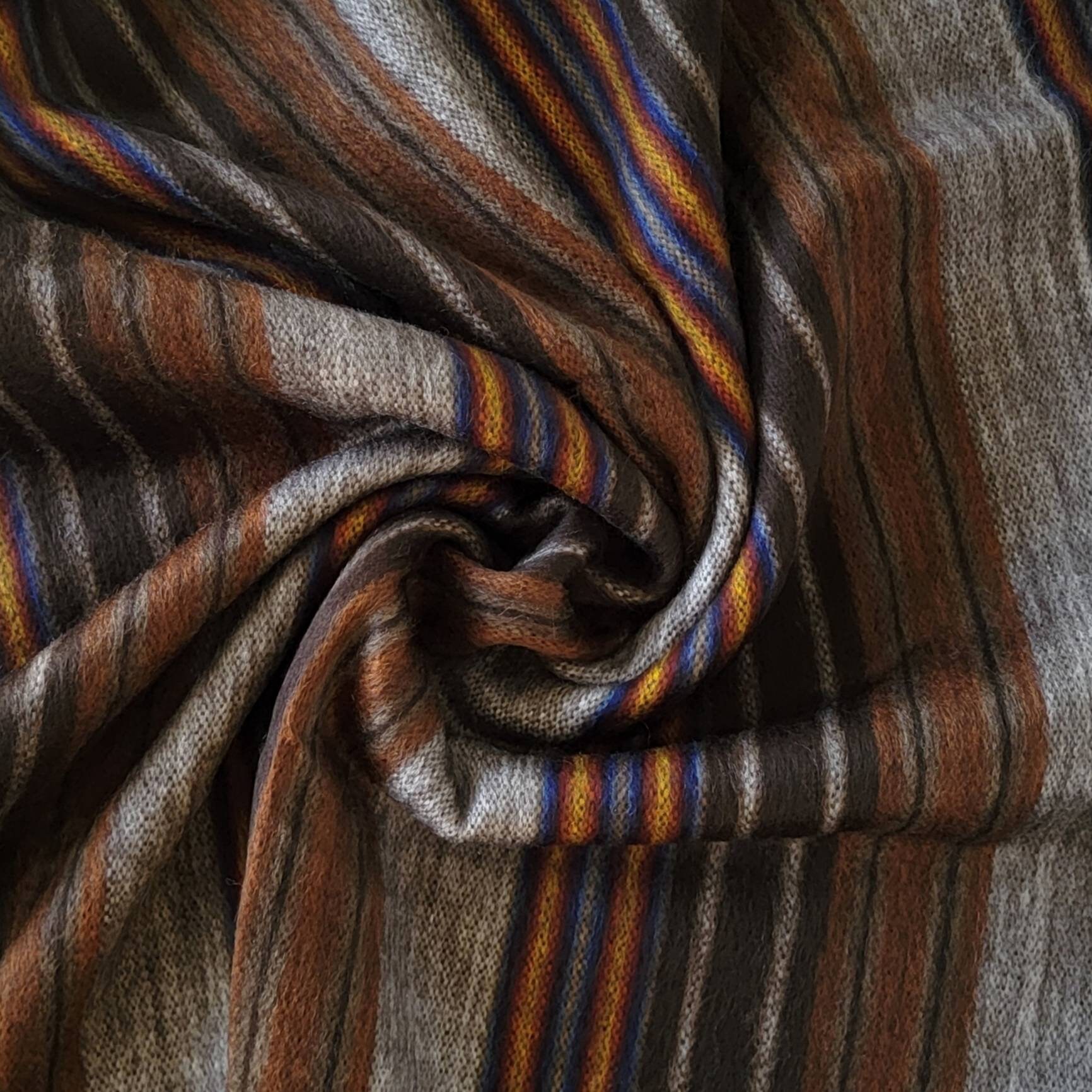 Alpaca Wool Blanket Queen Size Handmade Blanket Unique Etsy