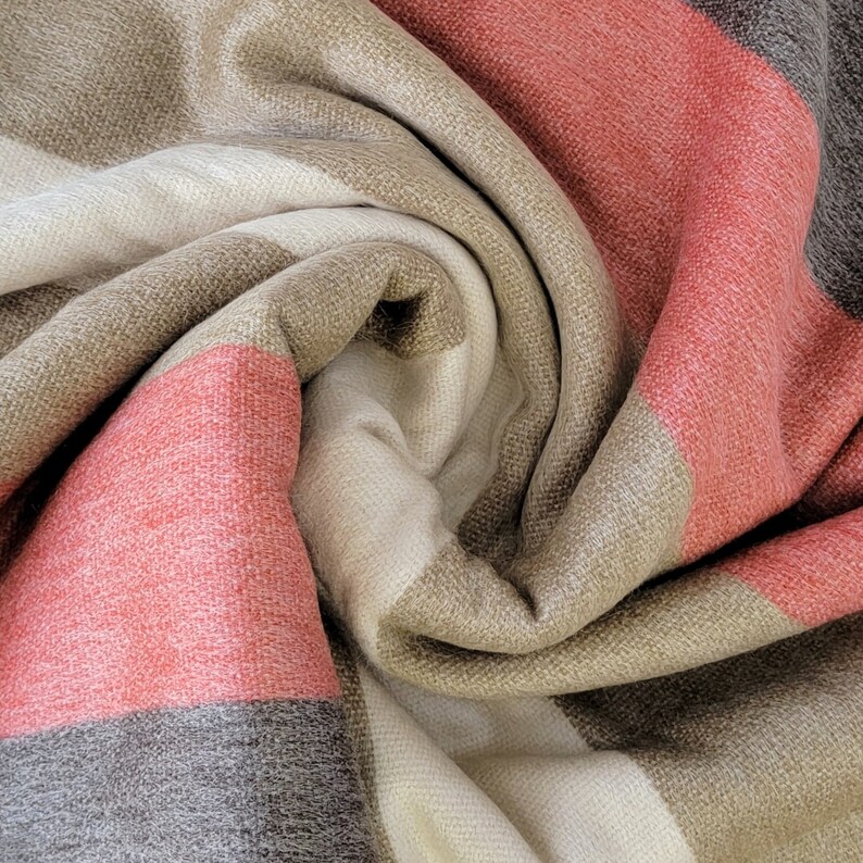 Alpaca Wool Blanket Queen Size Handmade Blanket Unique Etsy