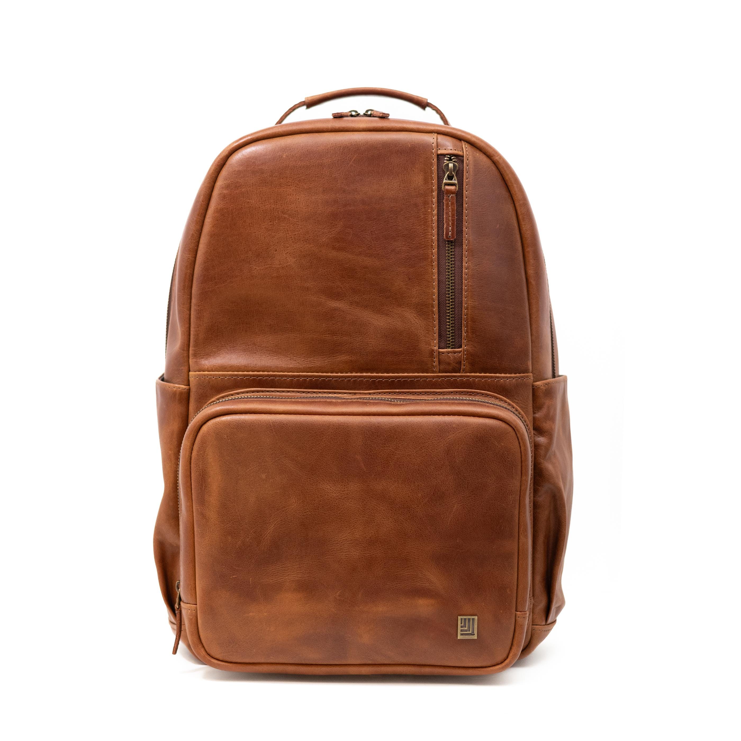【新品未使用】chiiiibag leather Backpack（camel） new_york_Camel_leather_backpac