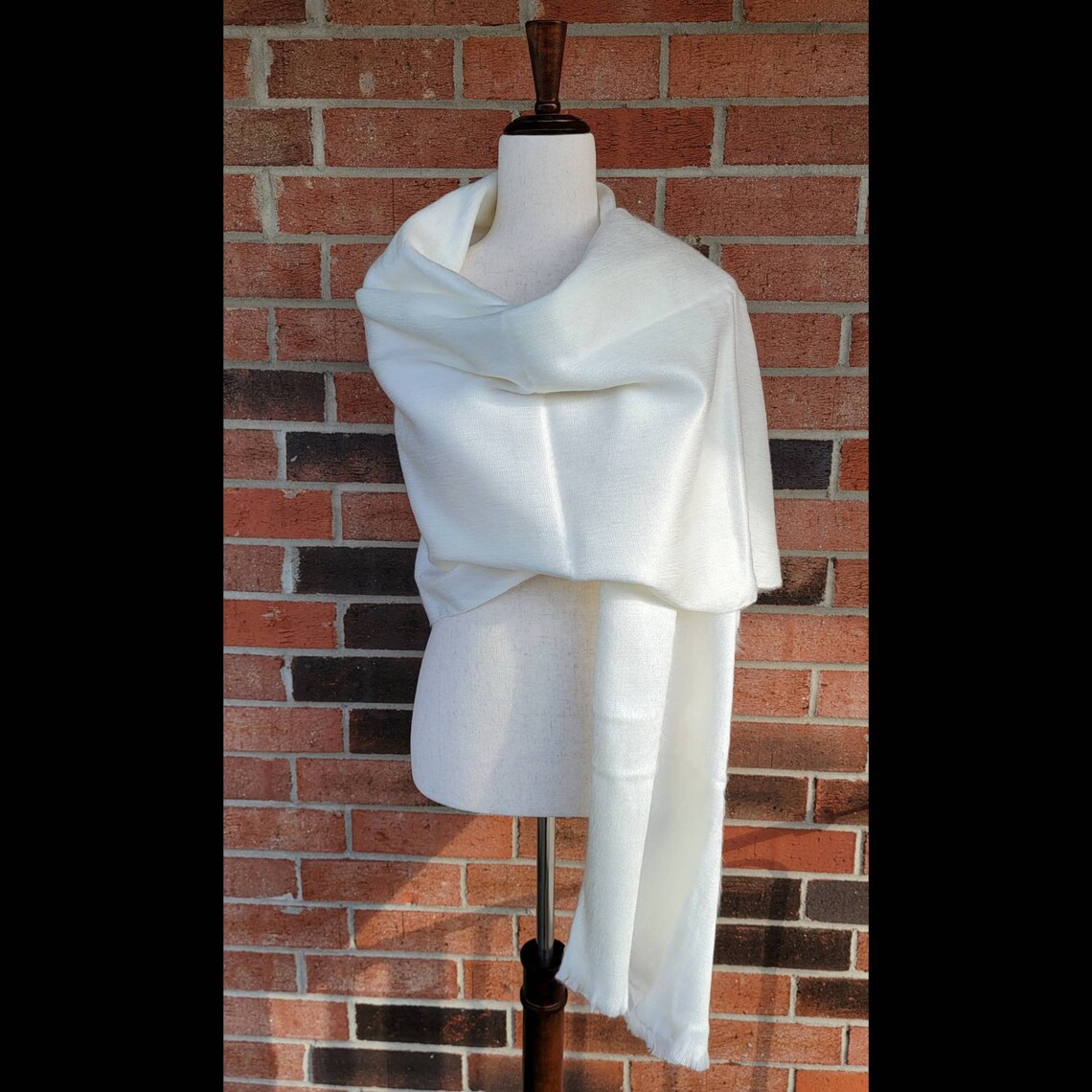 how to wear an alpaca shawl