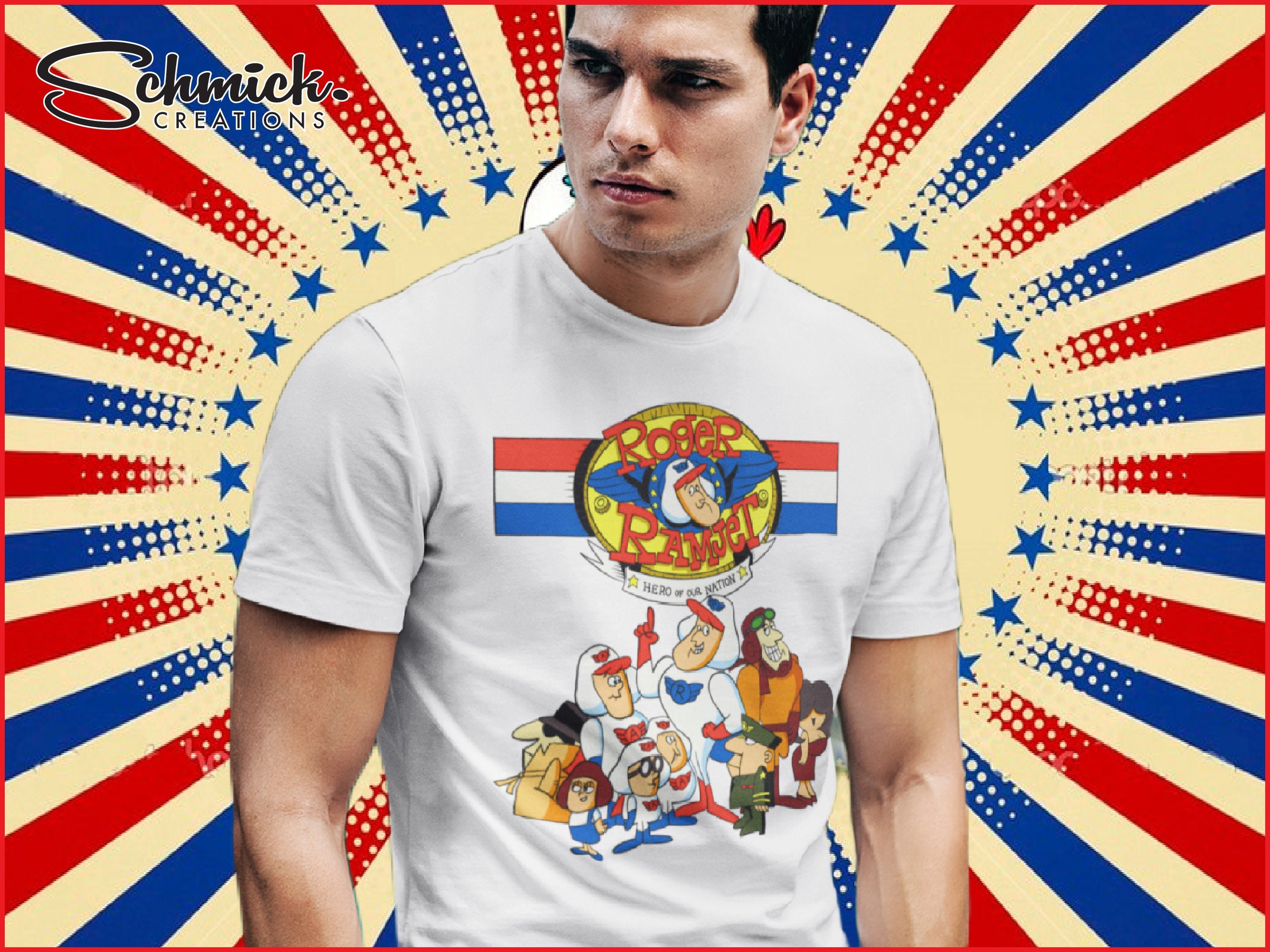 Roger ramjet t shirt Clearance