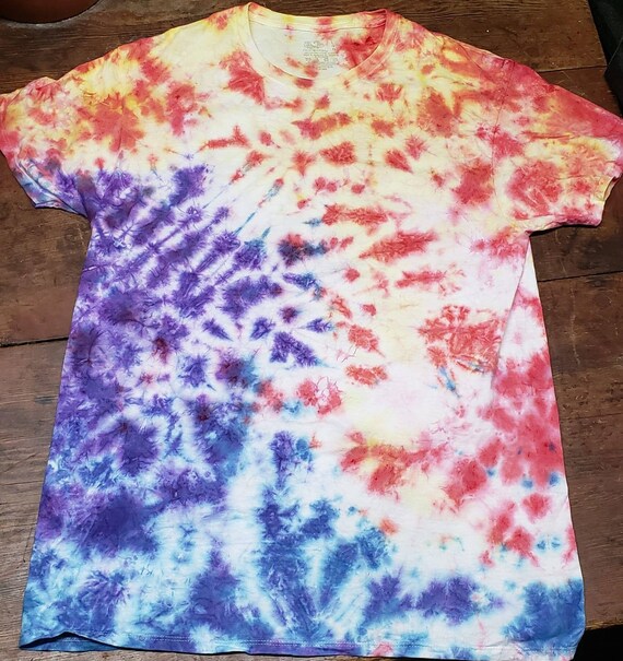crumple tie dye long sleeve