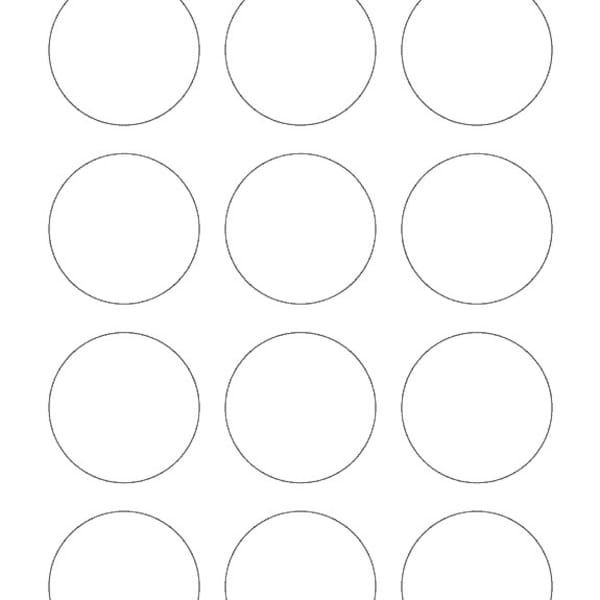 2 inch circle template | blank template | DIY | design | PNG | round | sticker template | planner | commercial use | Two inch |