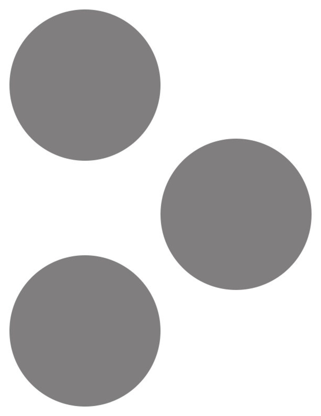 4 Inch Circle Template Blank Template SVG PNG JPG Graphic Design Round 