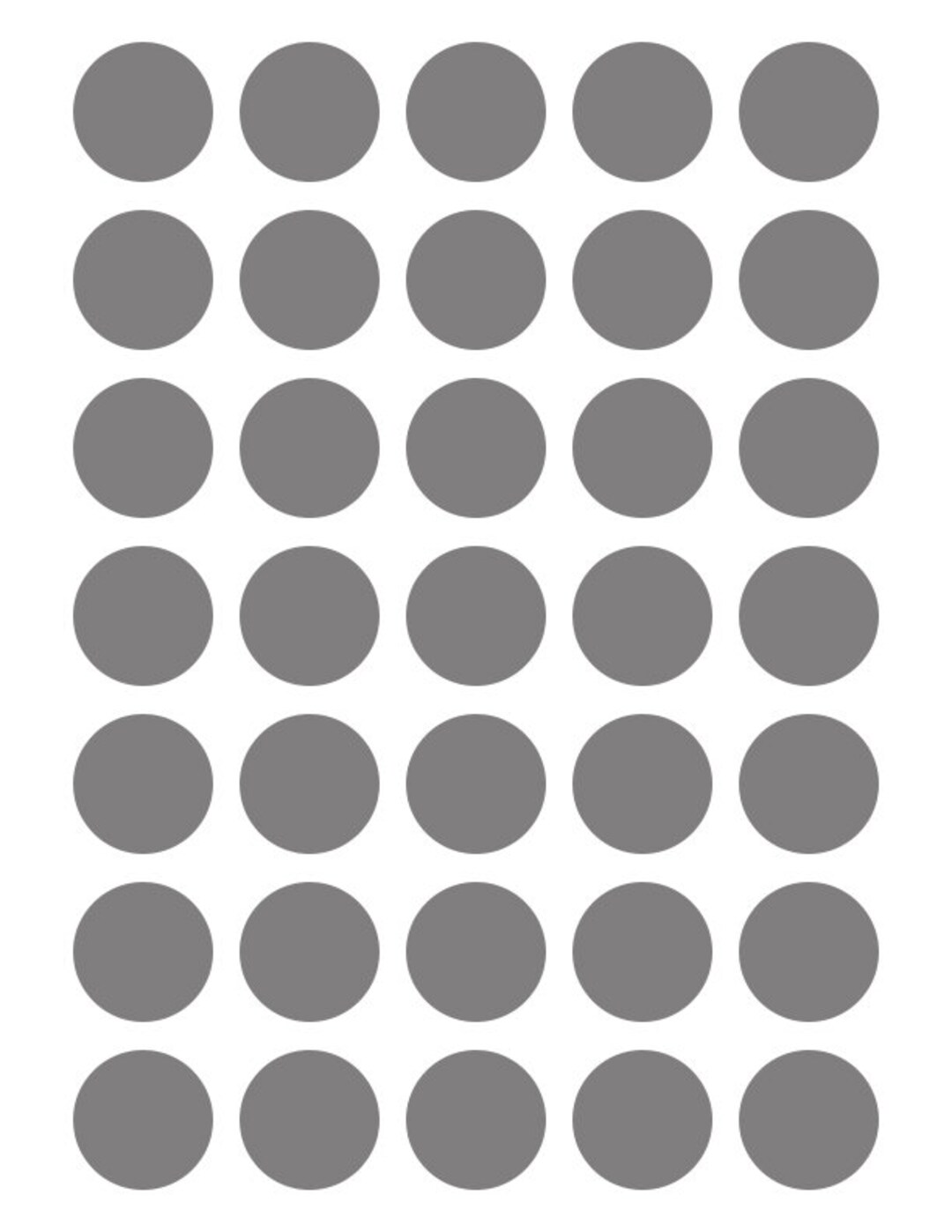 1.25 Inch Circle Template | Blank Template | SVG | PNG | JPG | Graphic ...