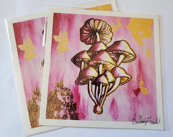 Print - Original Painting "Fungi Cluster"