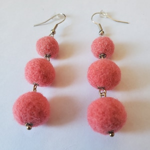 Needle Felted Earrings