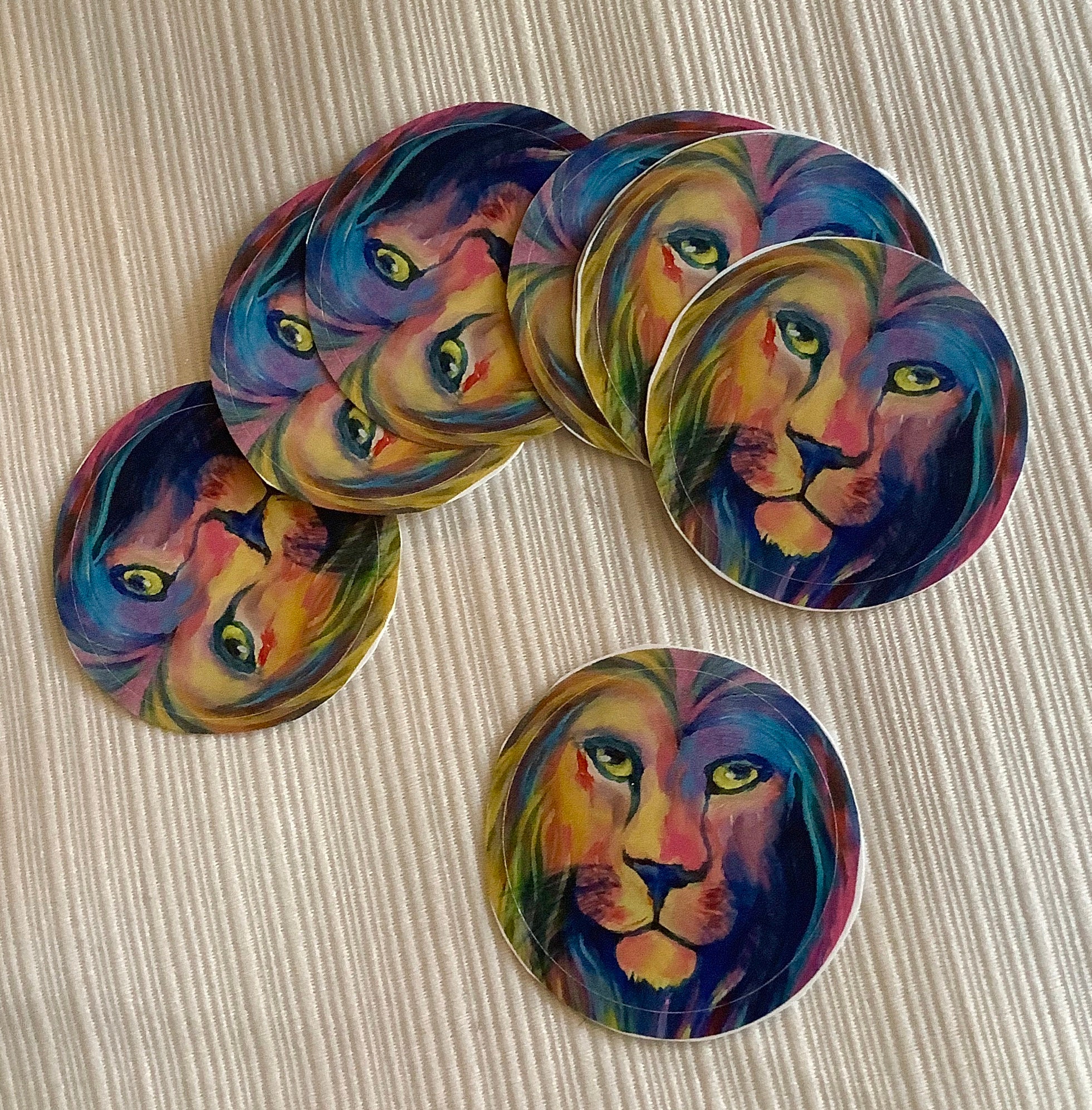 Original Painting Stickers 2 per Order Etsy UK