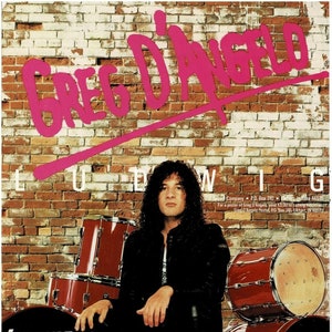 GREG D&#39;ANGELO - Ludwig Drums - 1991 Print Advertisement