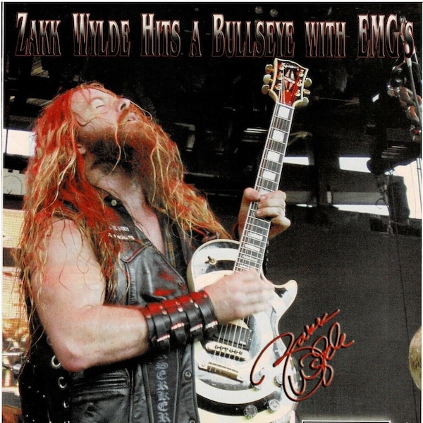 Zakk Wylde of Black Label Society - EMG Pickups - 2003 Print Ad