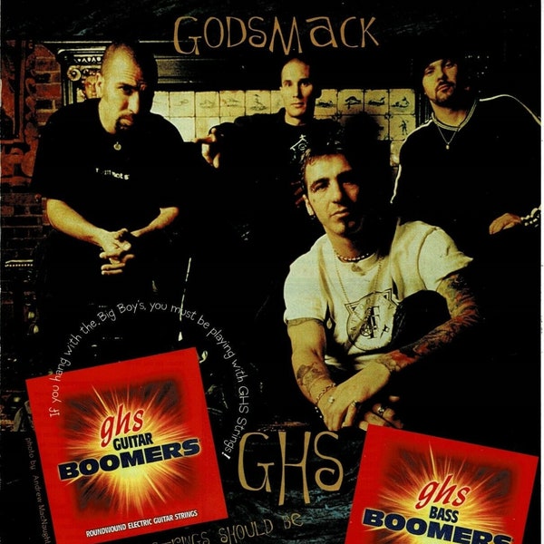 GODSMACK - GHS Strings - 2002 Print Ad