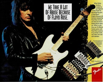 Richie Sambora of Bon Jovi - Fender Guitars - Floyd Rose Richie Sambora of Bon Jovi - Fender Guitars - Floyd Rose