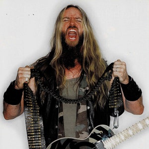 ZAKK WYLDE of Black Label Society - 2002 - Music Print Ad Photo