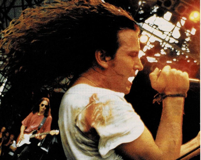 Pearl Jam in Concert Music Print Ad Photo 2002 - Etsy