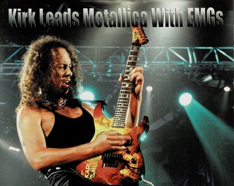 Kirk Hammett z Metalliki – EMG Pickups – Reklama drukowana z 2003 roku