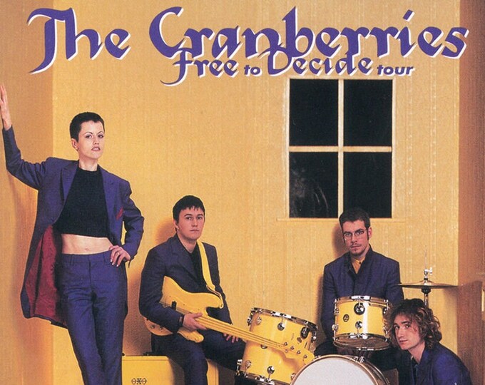 The Cranberries Free to Decide Tour Window Sticker 4 3/4 Etsy