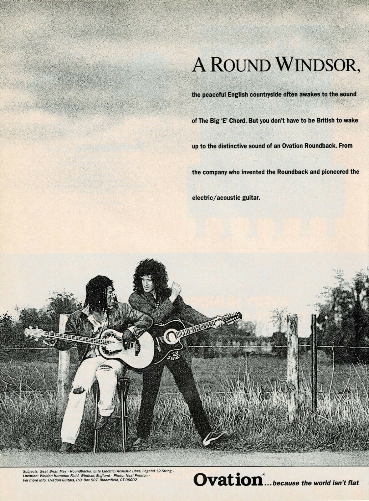 brian may ovation 12 string