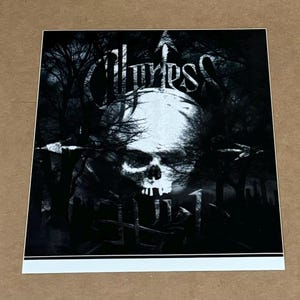 Cypress Hill - Skull - Window Sticker - 4 1/2 in x 5 1/8 in - VINTAGE
