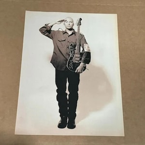 Tom Morello of Rage Against The Machine - Music Print Ad Photo - 2002