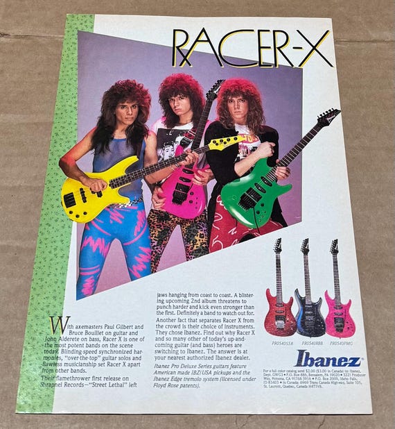 BRUCE GILBERT レコード！ RACER-X - Paul Gilbert / Bruce Bouillet / John Alderete - Ibanez